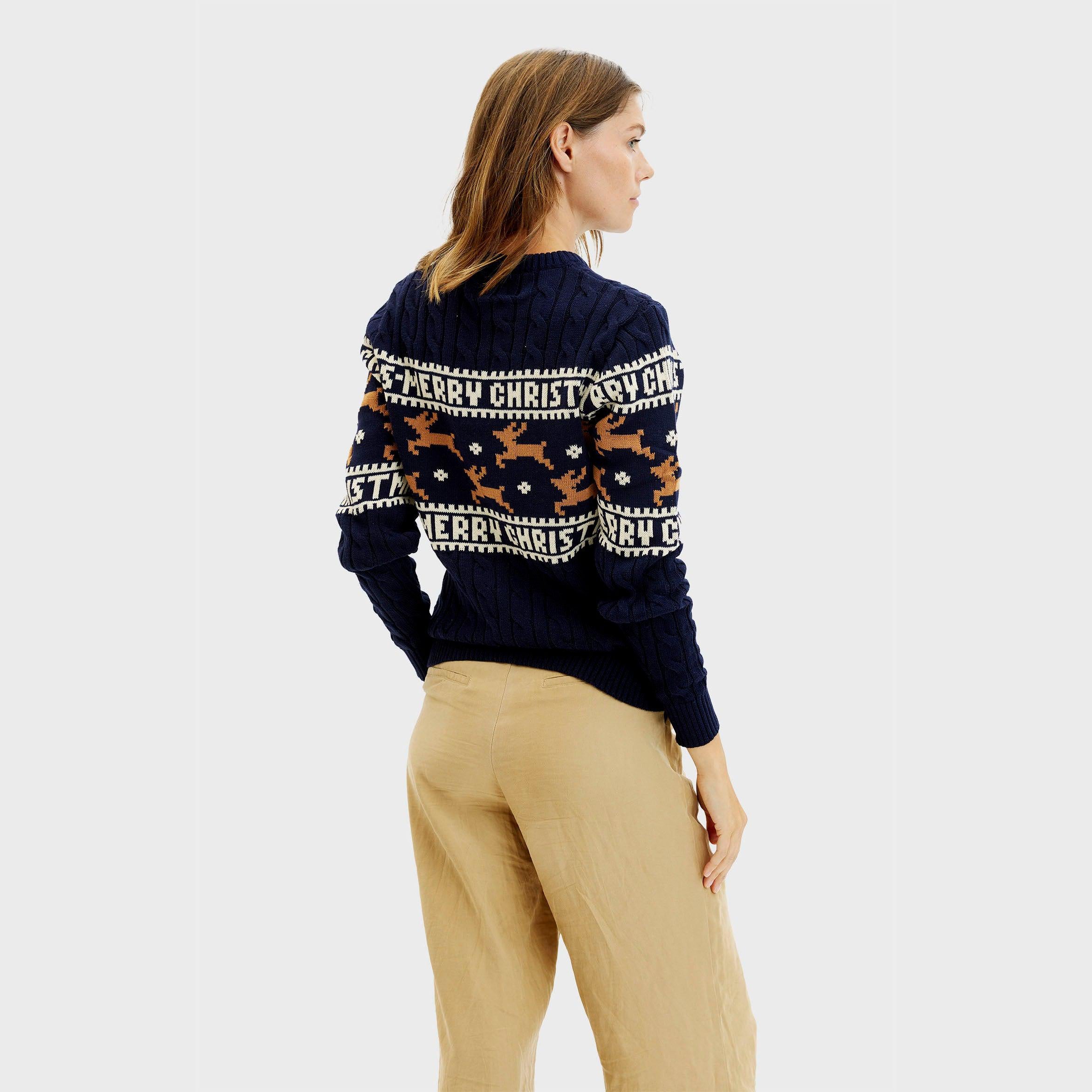 Le Pull De Noël Élegant - Femme